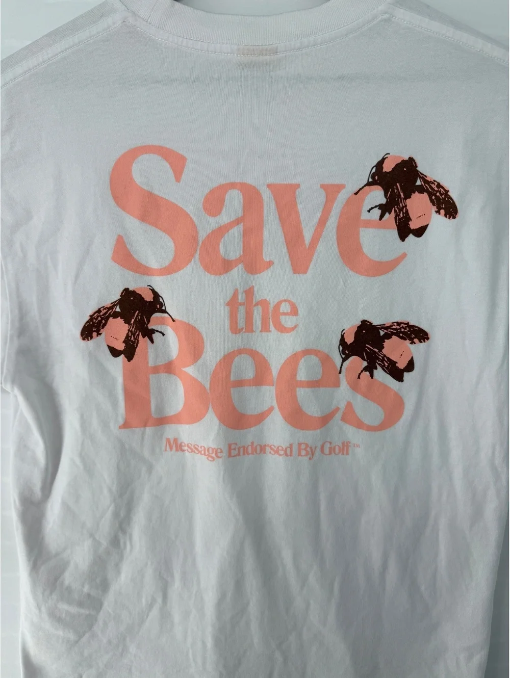 Golf Wang Flower Boy Save The Bees T-Shirt Men’s M White Tyler The Creator Tee